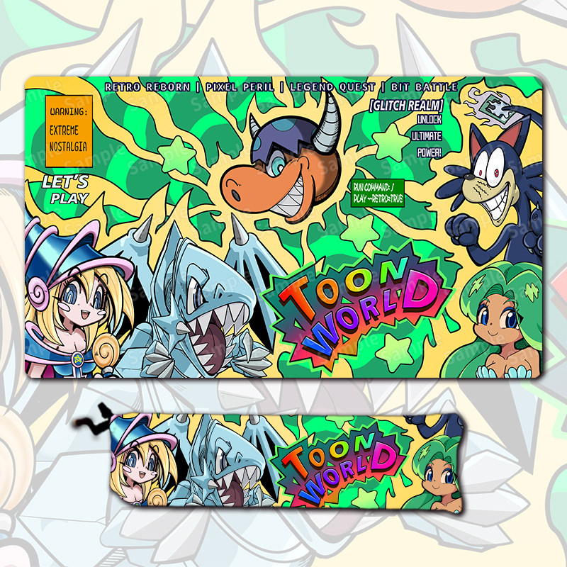Yu-Gi-Oh! 600x350mm Toon Dark  - Door Mat Blank review and price