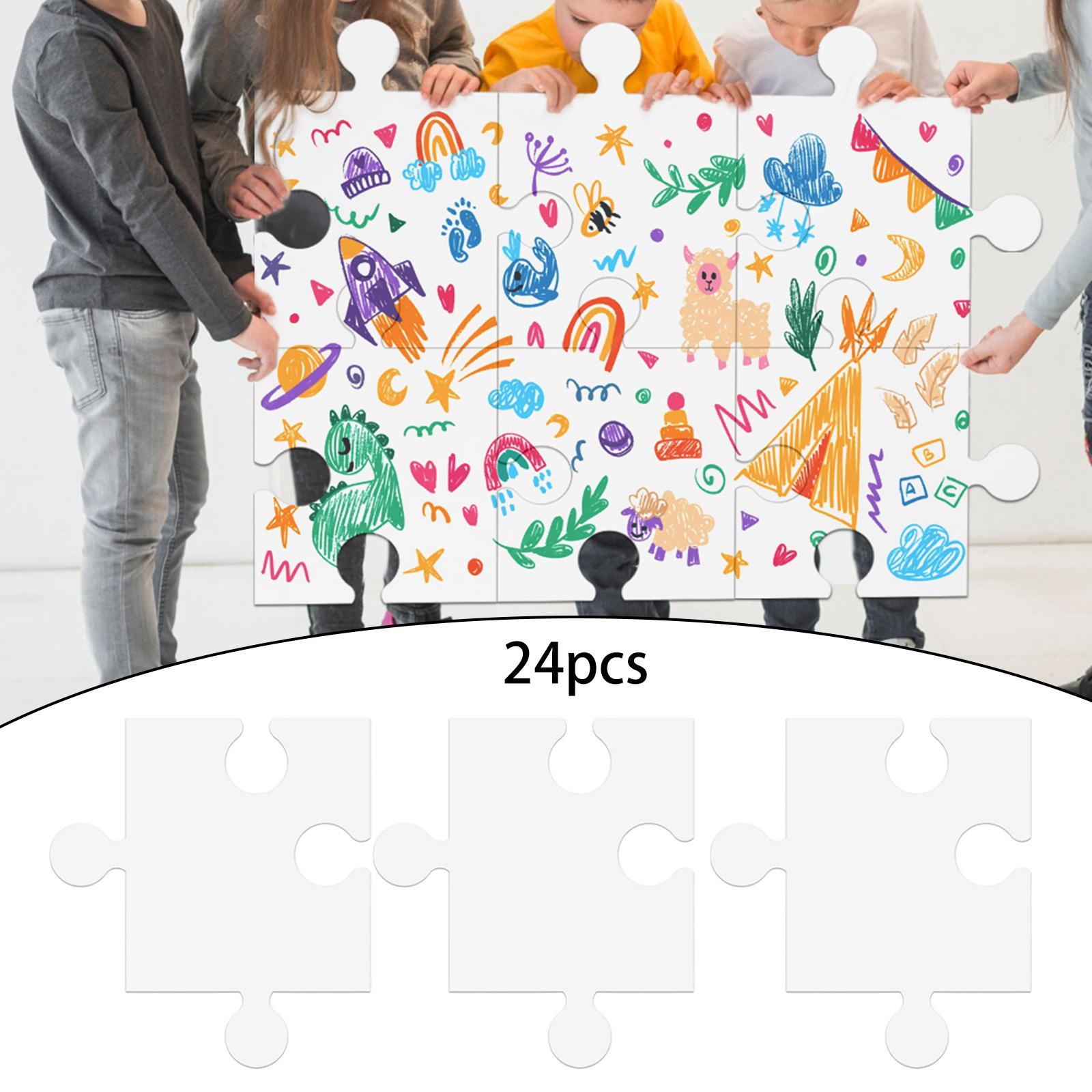 Kids Adult Blank Puzzle for DI - Puzzle Blank White review and price
